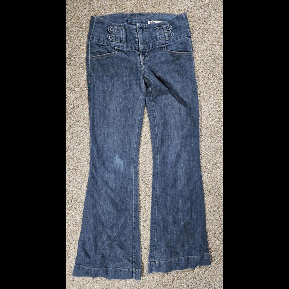 Vintage Boom Boom Jeans Women’s Sz 7 Flare Bell Bottom Blue